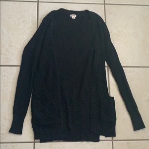 Black Sweater Cardigan